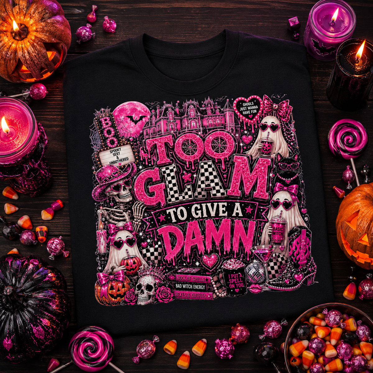 Too glam to give a damn