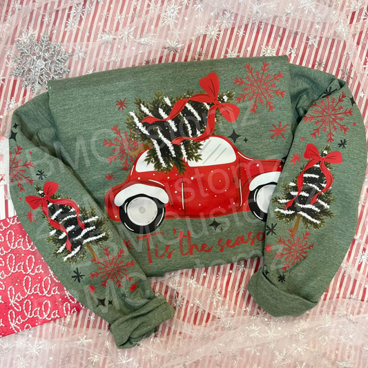 Car with Christmas Tree