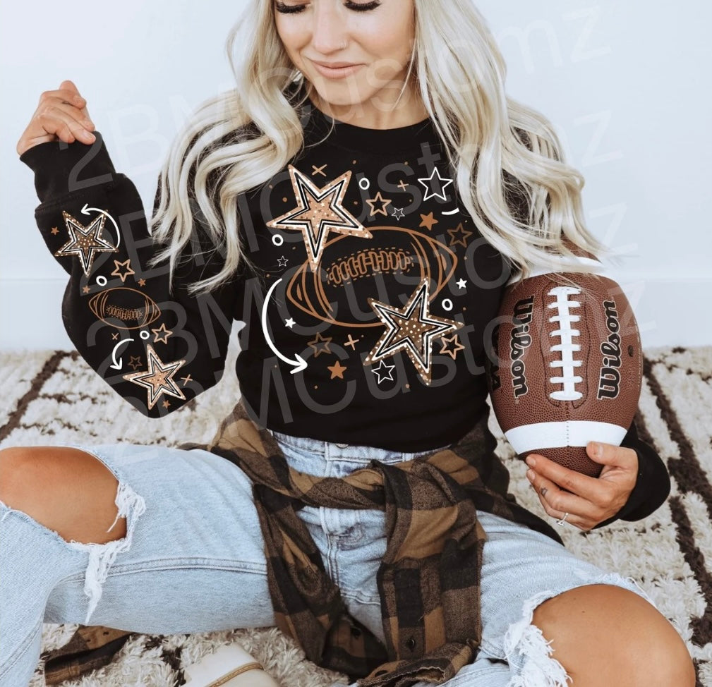 Football and stars