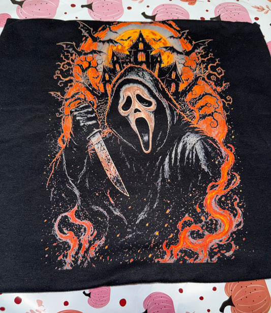 Ghost face DTF print